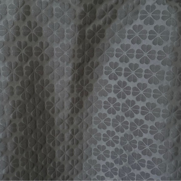 Kate Spade New York Floral Spade Jacquard Sleeveless Midi Dress Black - Picture 11 of 11